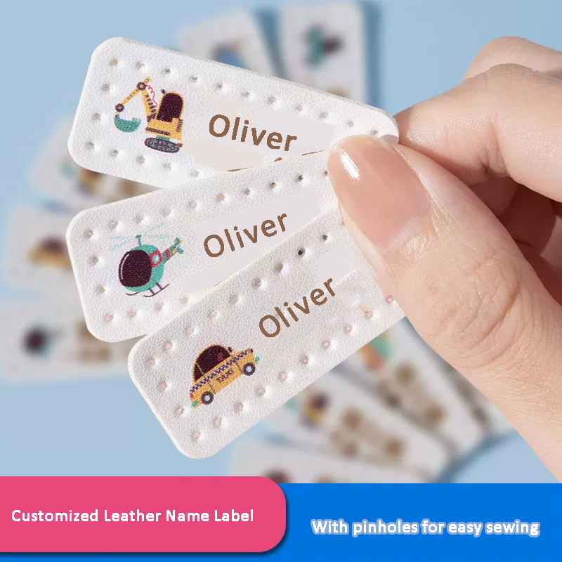 Baby Clothing Quilt - Customized Leather Laser Name Label Sticker