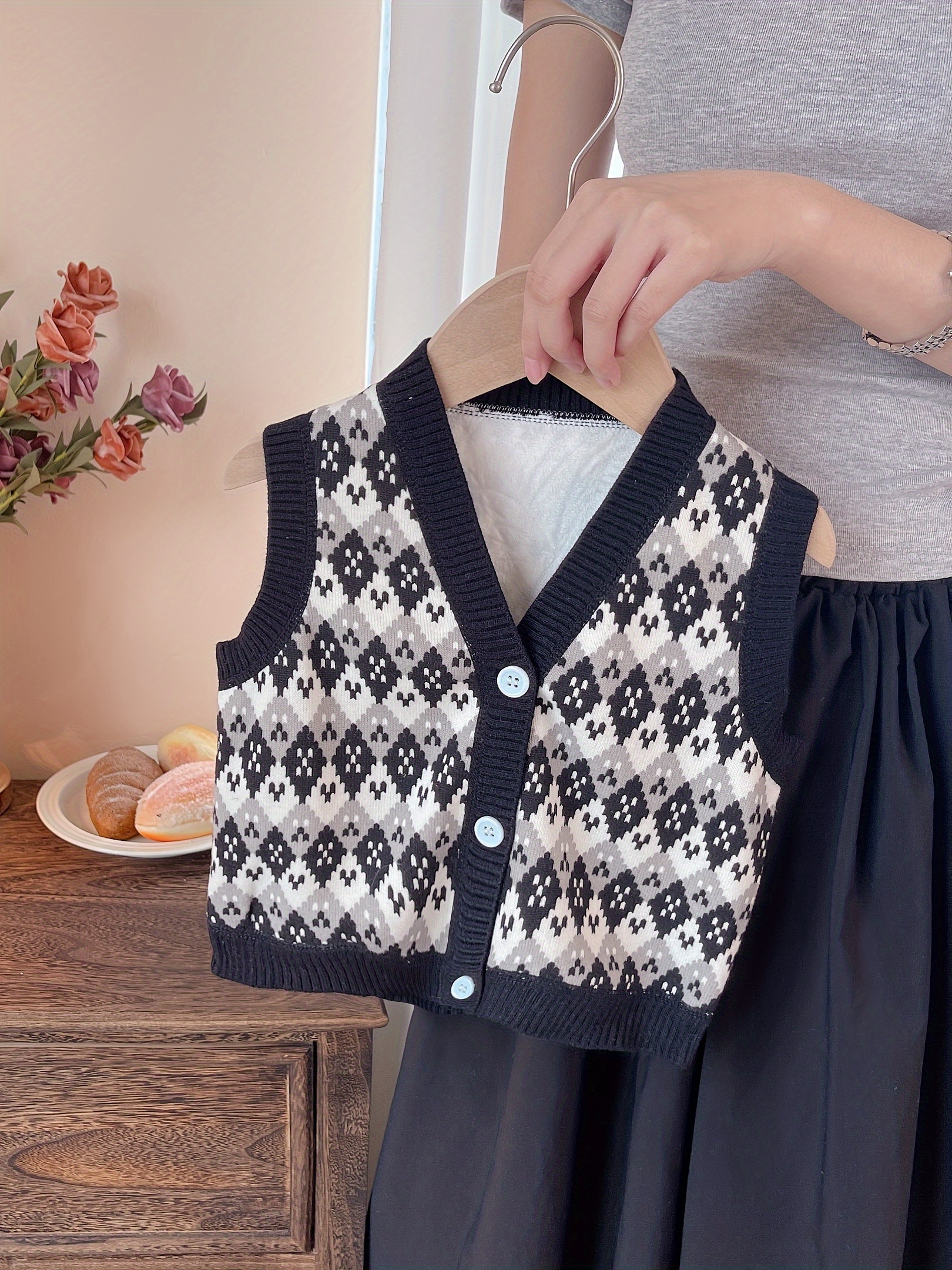 Knit Cardigan Infant - Girls Sweater Vest Spring & Fall
