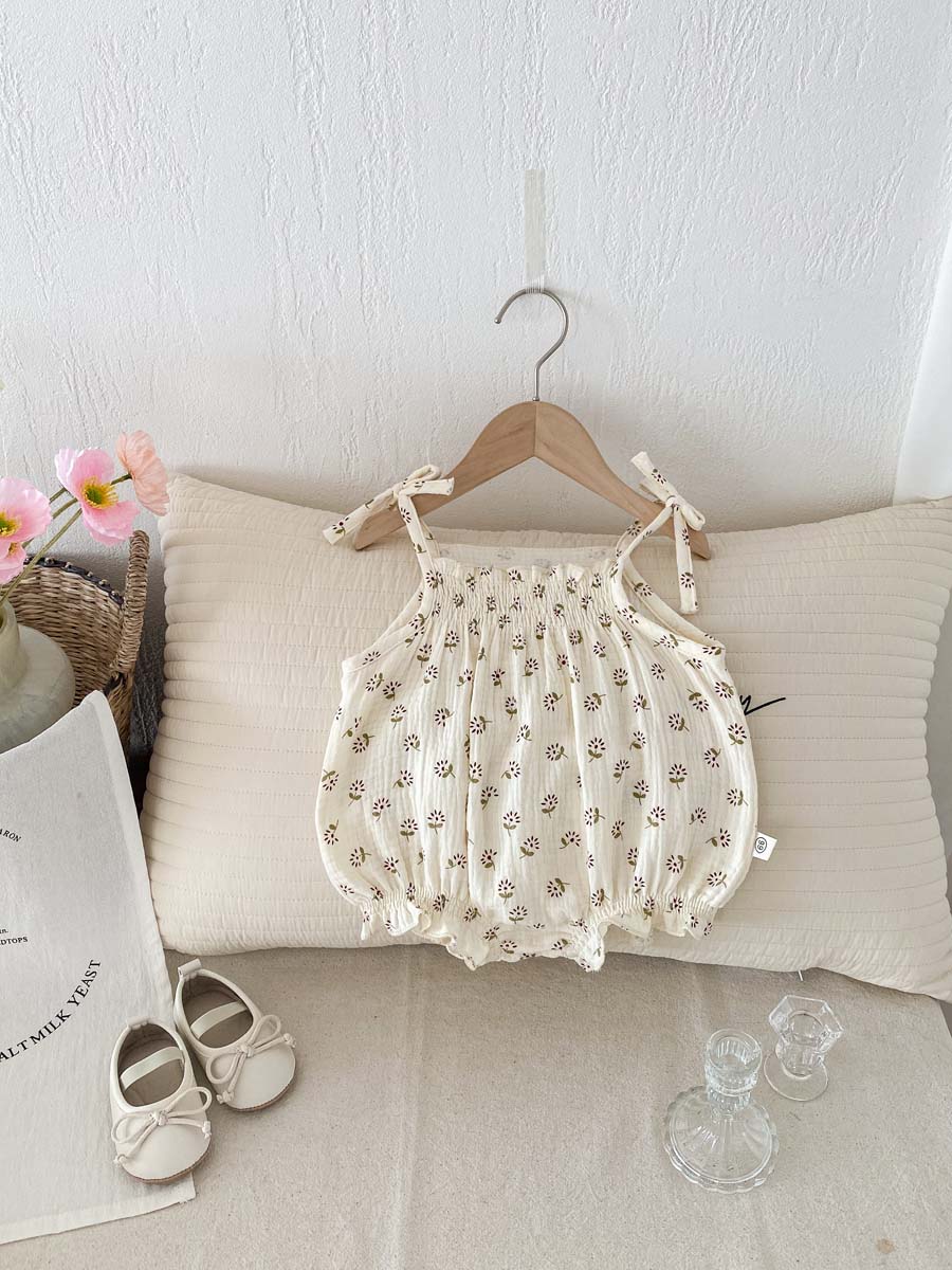 Baby Clothing Stores - Summer baby clothes Korean thin floral
