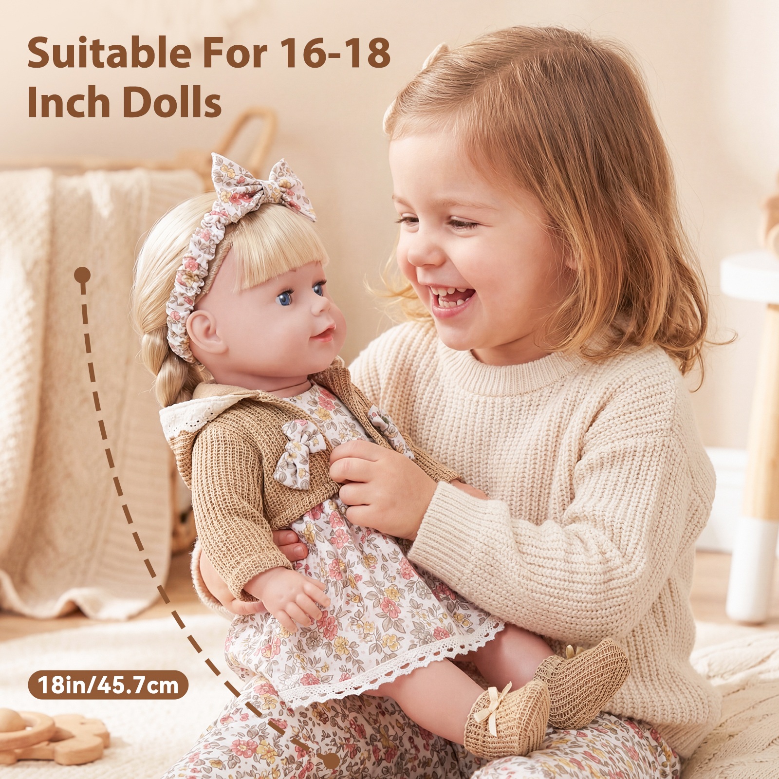 Cute Doll Clothes for 16-18 In - огляд і ціна Baby Clothing Kit