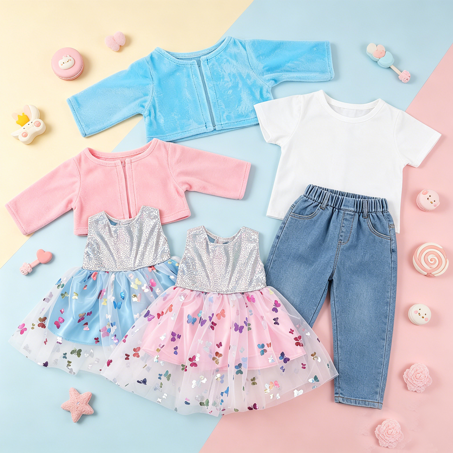 Cute 18 Inch Doll Clothes Set  - огляд і ціна Knit Cardigan Infant