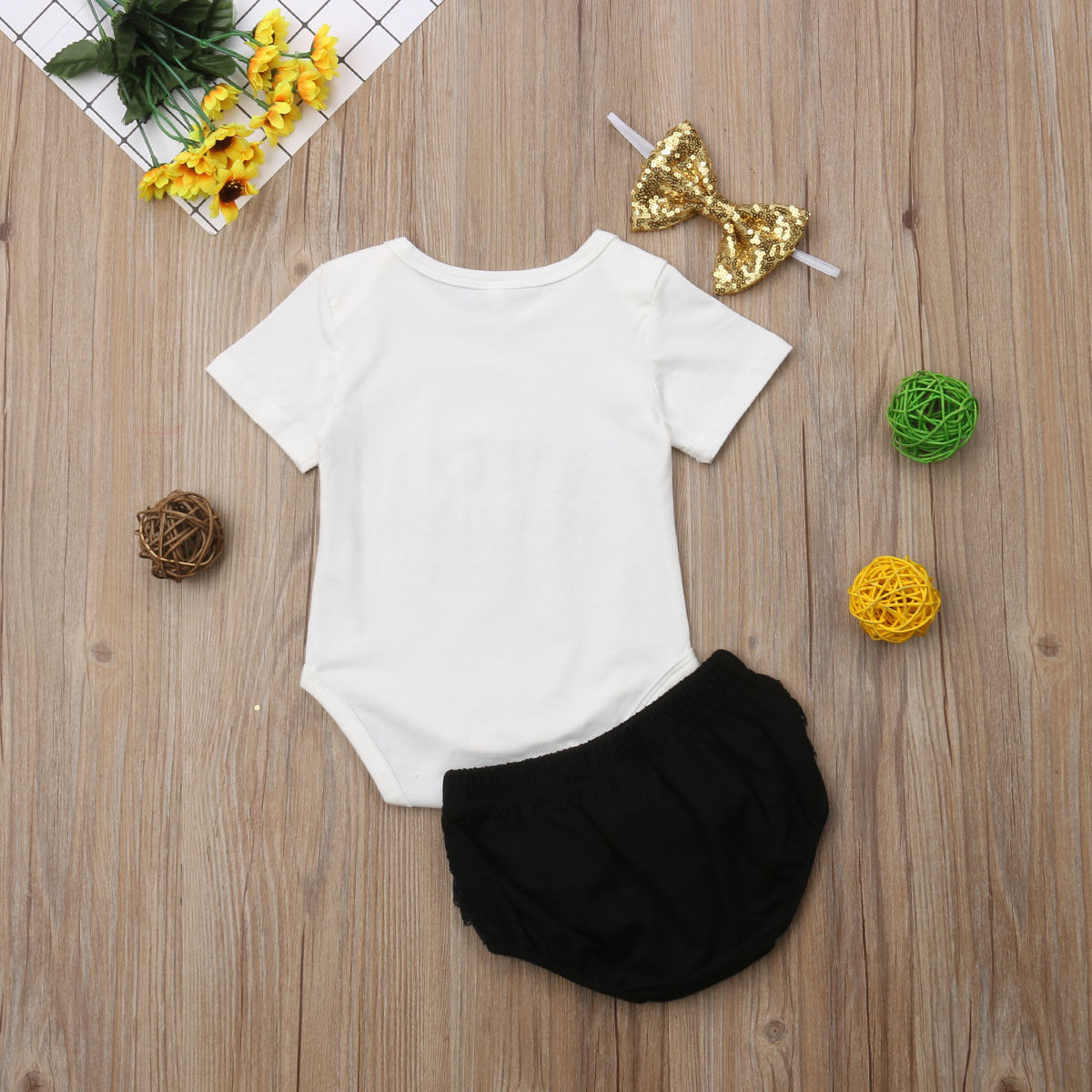 3PCS Cute Newborn Baby Girl Ou - огляд і ціна Baby Clothing Stores