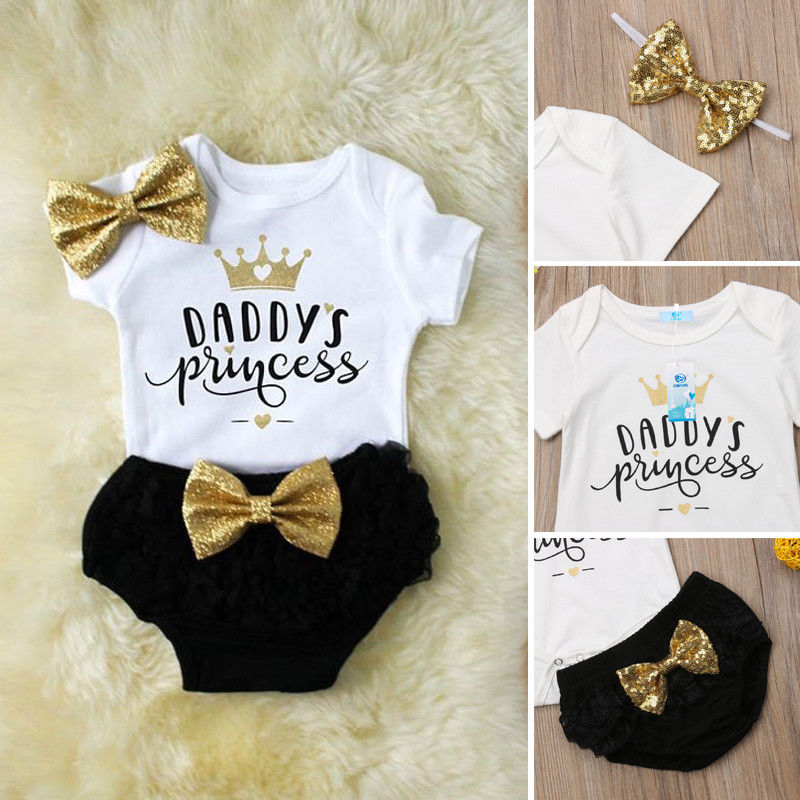 3PCS Cute Newborn Baby Girl Ou - огляд і ціна Baby Clothing Stores