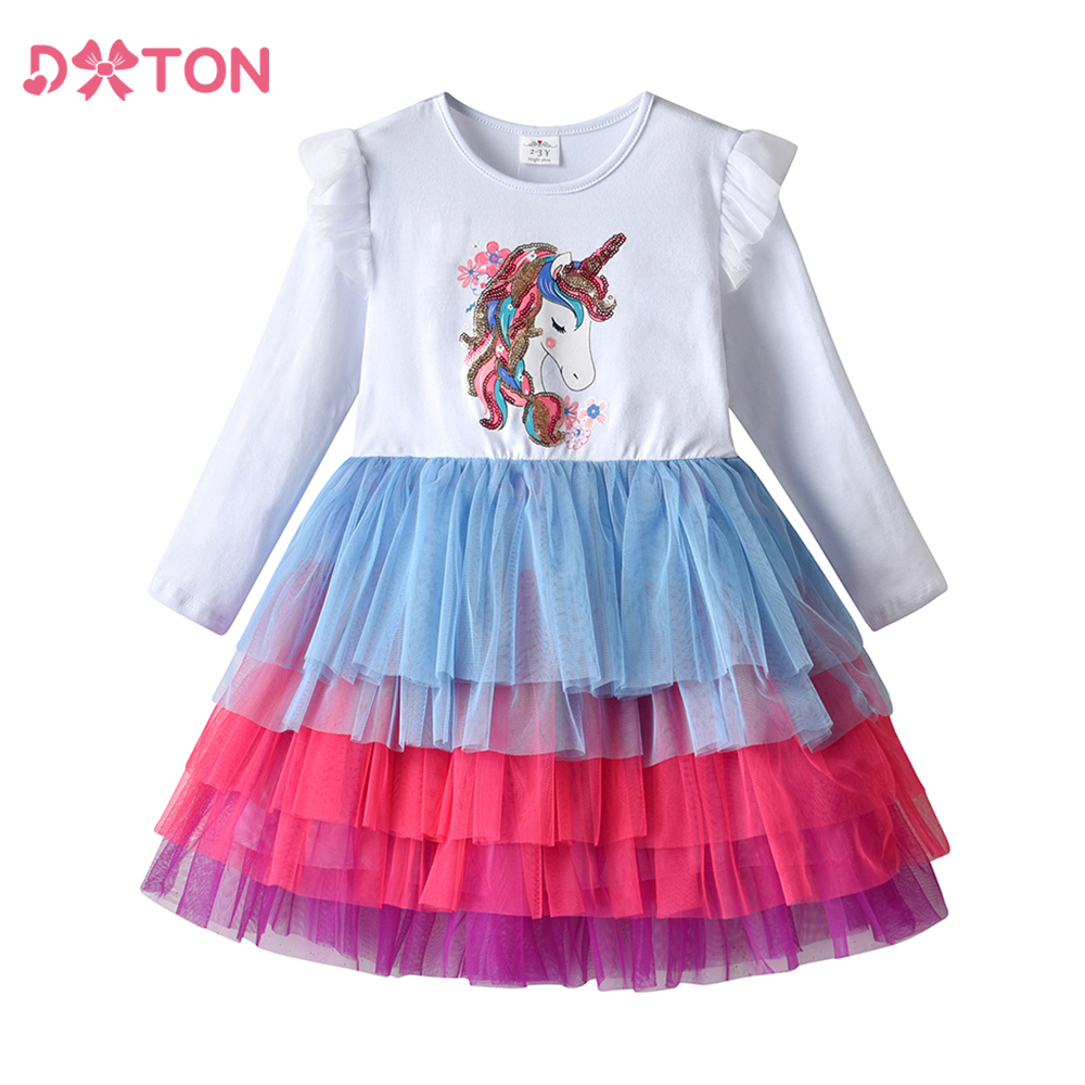 DXTON Children Cake Dress For  - огляд і ціна Baby Clothing Layers