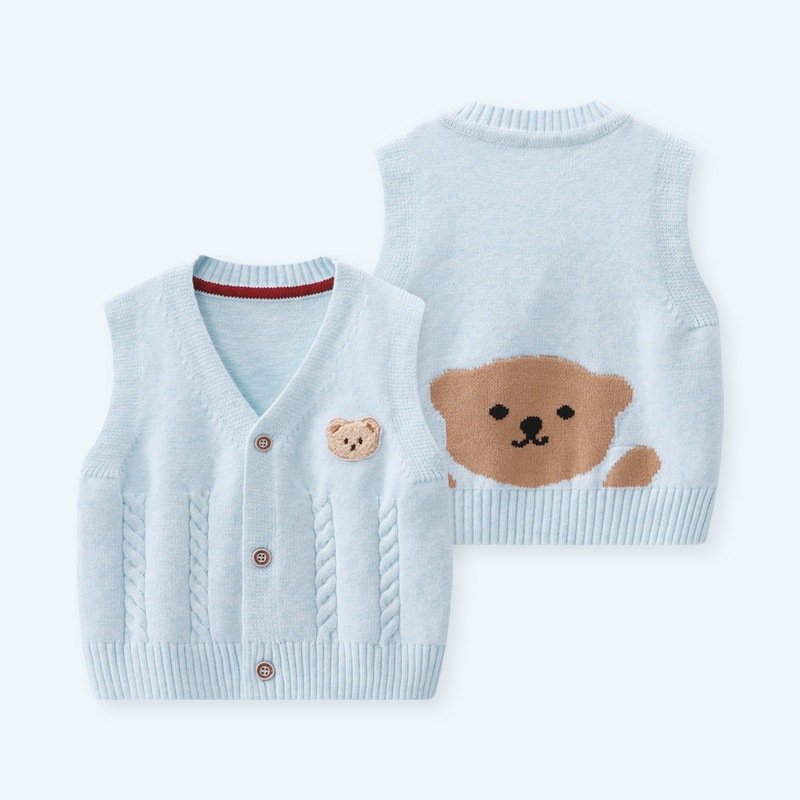 Baby Bear Vest Spring Outerwea - огляд і ціна Knit Cardigan Infant