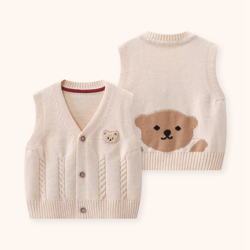 Baby Bear Vest Spring Outerwea - огляд і ціна Knit Cardigan Infant