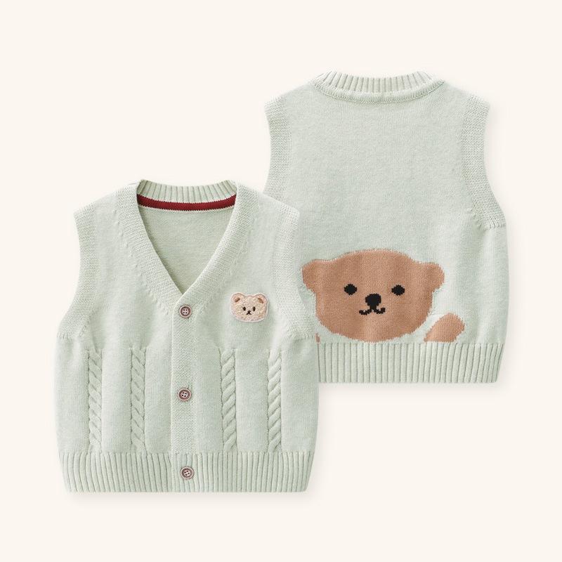 Baby Bear Vest Spring Outerwea - огляд і ціна Knit Cardigan Infant