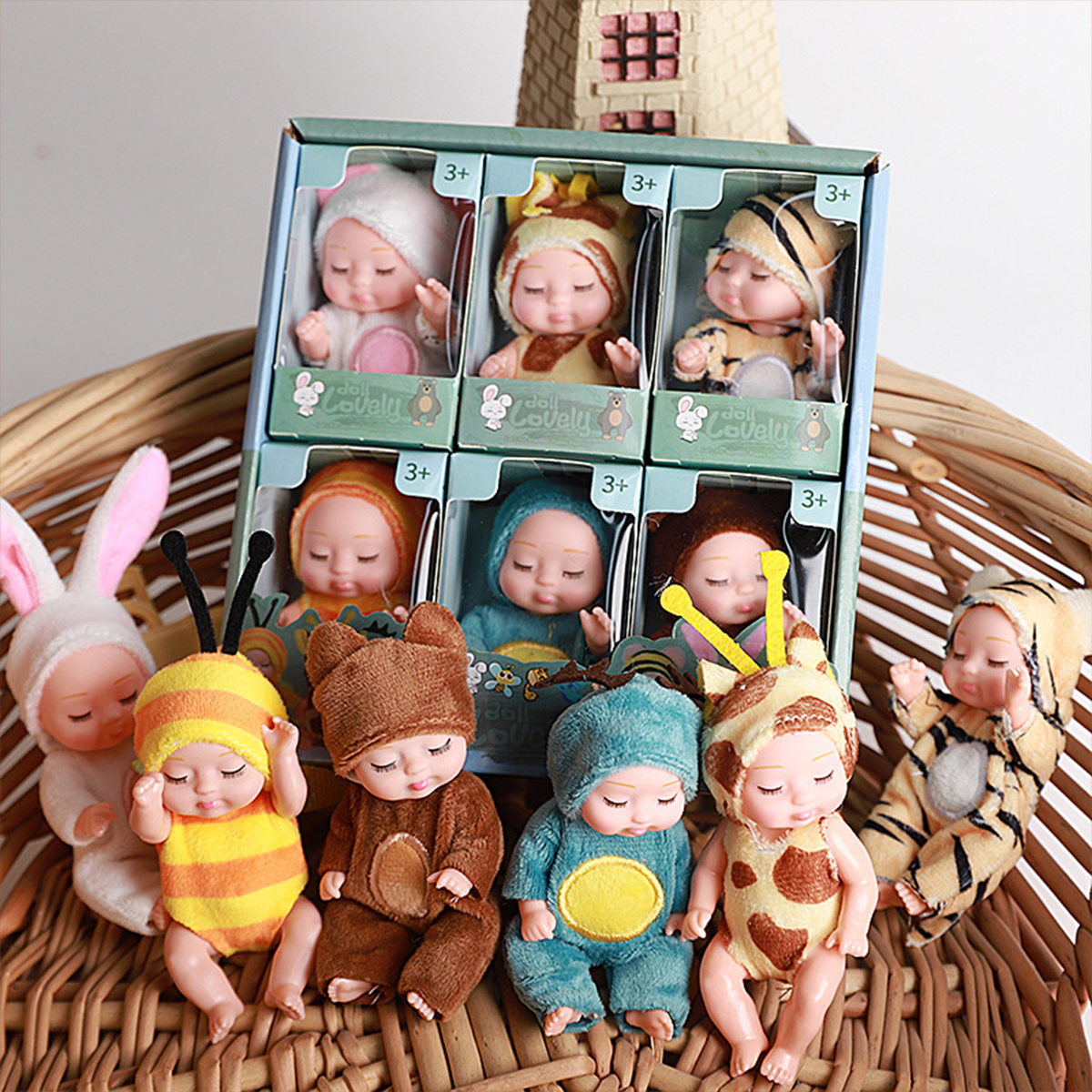 1/6PCS Mini Newborn Doll Rebir - огляд і ціна Baby Clothing Kit