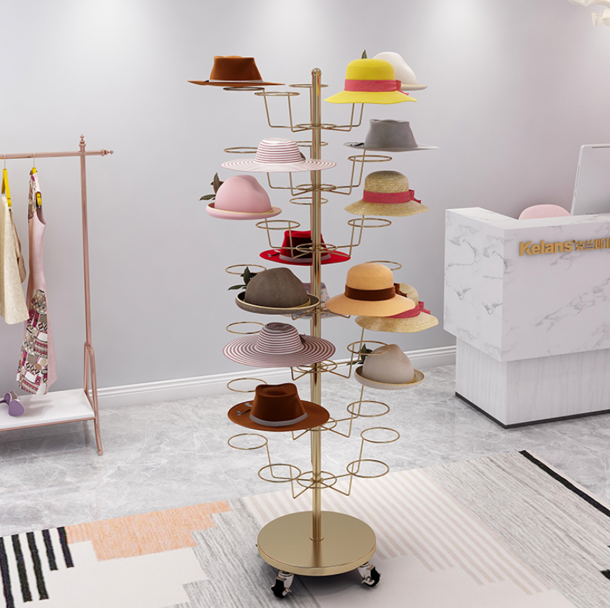 New hat display booth hat rack - огляд і ціна Baby Clothing Display