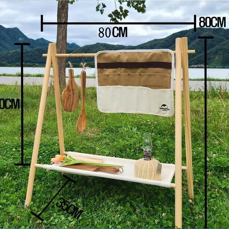 Solid wood portable hook rack  - огляд і ціна Baby Clothing Display