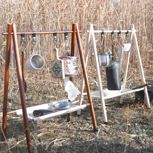 Solid wood portable hook rack  - огляд і ціна Baby Clothing Display