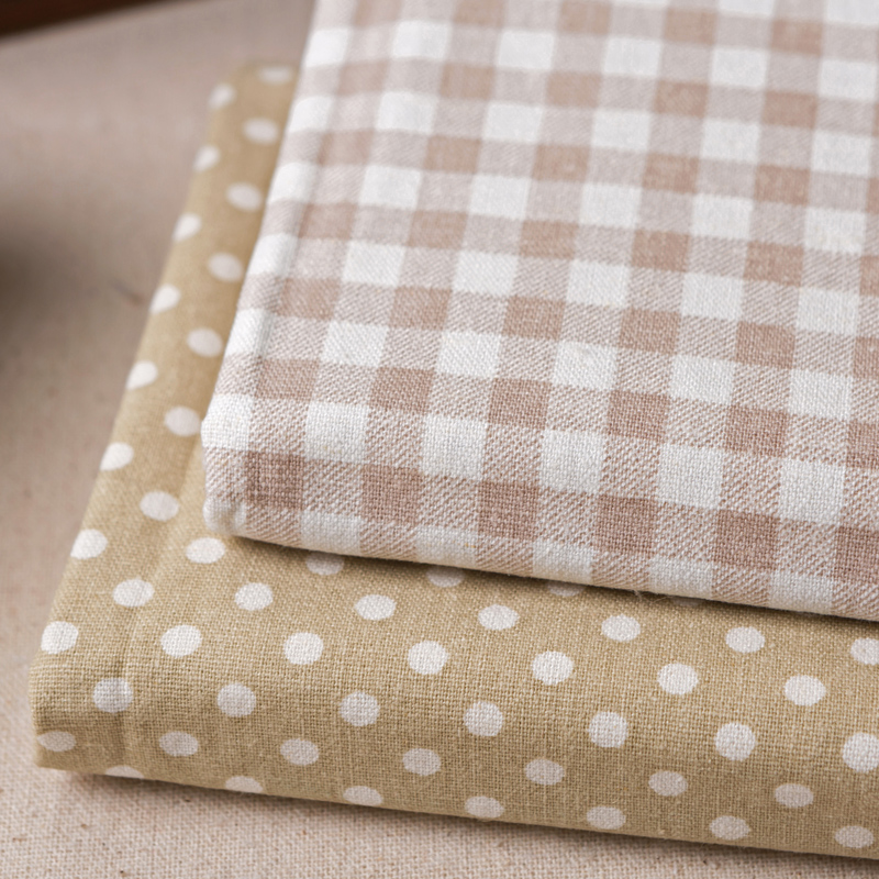 Plaid Linen Cotton Fabric DIY  - огляд і ціна Baby Clothing Quilt