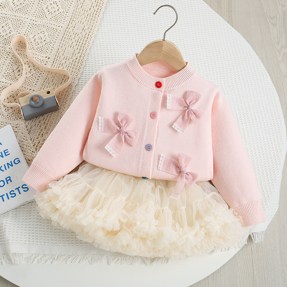 0-6-year-old baby girl clothes - огляд і ціна Knit Cardigan Infant